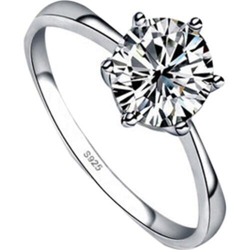 New Fashion 2020 High Imitation Trend Plated Ring Wedding Jewelry 4 Sizes for Choice