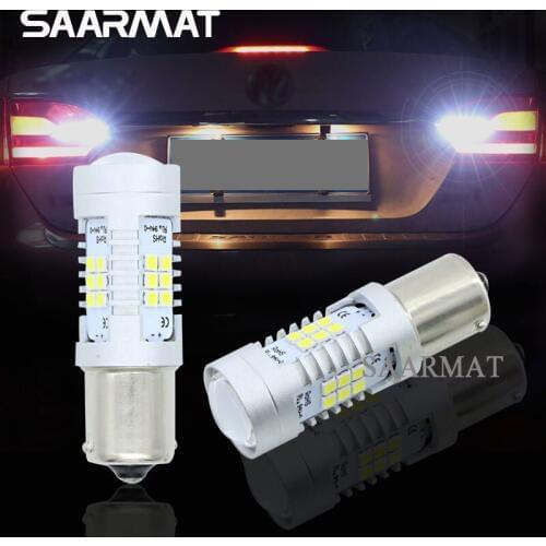 Pair LED Bulbs 1156 BA15S P21W Tail Backup Reverse Light For BMW X3 X5 E53 E70 Z3 Z4 E30 E36 E46 E34 E39 E60 1 3 4 5 Series