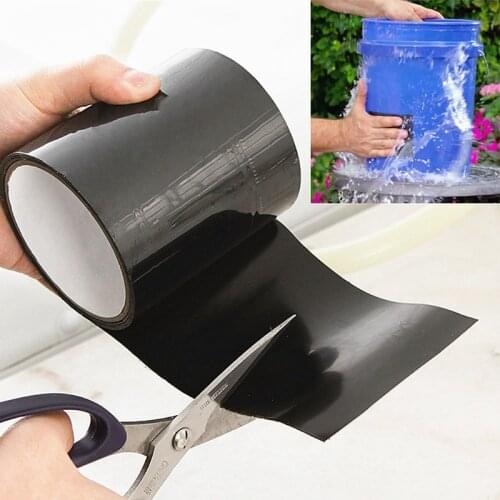 1PC New Stop Leaks Seal Repair Tape Super Strong Fiber Waterproof Tape Performance Self Fix Tape Adhesive Insulating Duct Tape
