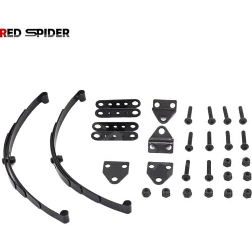 1set Metal Steel Leaf Spring Suspension Bar for 1:10 Scale RC Rock Crawler SCX10 D90 TF2 F350 Upgrade Part