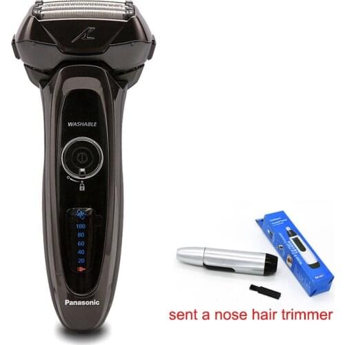 Panasonic Electric Shaver ES-LV54 Reciprocating Sonic Cleaning Mode Rechargeable with Smart 5 Cutter Head IPX7 Waterproof
