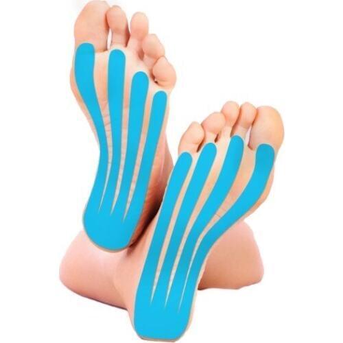 10pcs kinesiology tape kinesio tape kinesi tape 5cm*25cm 4line kinesio precut adhesive foot sports tape