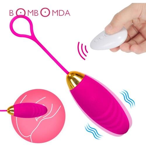 10 Speed Silicone Bullet Eggs Vibrators for Women Wireless Remote Control Vibrating USB Rechargeable Massage Ball Adult Sex Toys