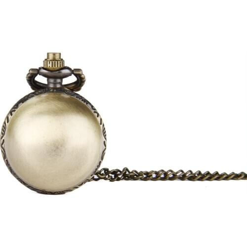100pcs/lot High Quality Antique Spider Web Ball Quartz Pocket Watch Necklace Pendant Gift Watch