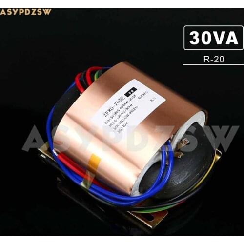 115V/230V R-20 30VA R type transformer With copper foil shield R-Core 30W 18V (Accept custom)