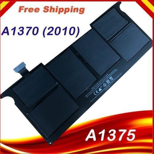 HSWA1375 Laptop Battery for MacBook Air 11"inch A1375 A1370 (Late 2010 Version Only) MC505LL/A MC506LL/A MC507LL/A fast shipping