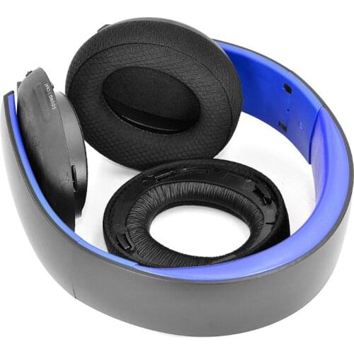 Ear Pad Cushion Earmuff Earpads for sony Gold Wireless PS3 PS4 7.1Headphone H054