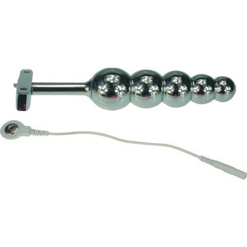165g electro shock Metal Ball Anal plug Parts steel electric butt sex toys medical themed product