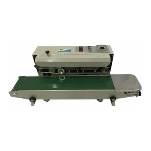 Automatic Horizontal Continuous Plastic Bag Band Sealing Machine Continuous Sealer For Seal Bags