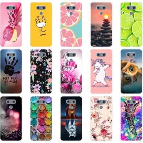 Case For LG G6 Soft Silicone TPU Cute cartoon Phone Back Cover bumper For LG G6 G600 H870 H871 H872 H873 Case