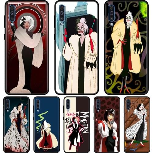 Cartoon Cruella Phone Case For Samsung Galaxy A90 5G A80 A70 A70S A60 A50 A50S A40 A30 A20 A20S A10 A10S A20e A10e Cover