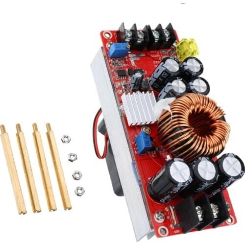 DC-DC 10-60V 30A 1500W To 12-90V Boost Converter Step Up Power Supply Module boost power module electric vehicle booster