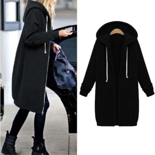 EPIPHLULU Womens Long Hoodies