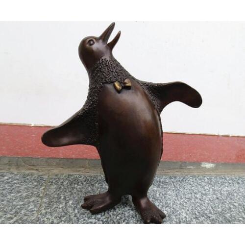 Halloween ornaments Roman Lampard decorated Antarctic Penguin statues free of freight