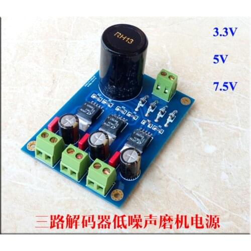 LT1963A 3-way independent linear regulated power supply for Amanero XMOS DAC