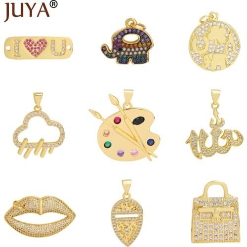 JUYA Trendy Jewelry Making Charms Exquisite Necklace Pendants For Women Luxurious Jewelry DIY Hand Made Accessories Supplies