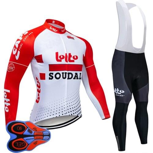 2022 New i2022 Belgium LOTTO Cycling Jersey 9D Bib Set MTB Uniform Bicycle Clothing Quick Dry Bike Clothes Mens Long Cycling We