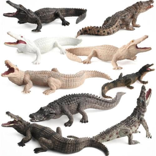 New Crocodile Simulation Animal Model Action & Toy Figures Collection Gift for Kids Wholesale