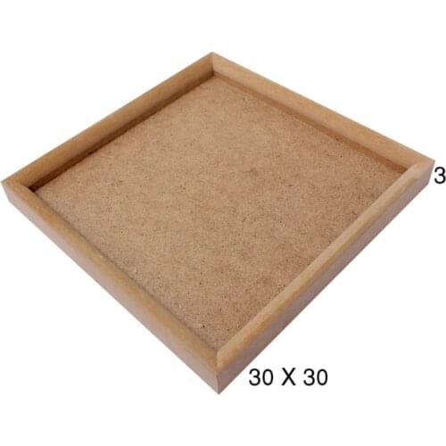 PA215 Big Square 18mm Slat Board, Unpainted Mdf Board
