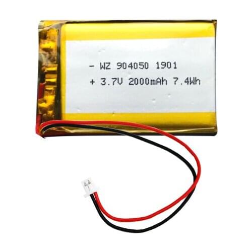 Polymer battery 904050-2000mah translator POS machine aircraft 3.7v lithium ion battery