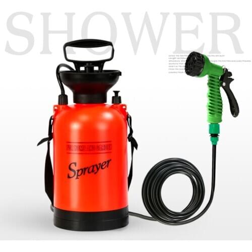 3L Travel Car Wash Outdoor Camping Cleaning Watering Shower Sprinklers Low Consumption Large Mouth Portable Sprayer Ergonomic