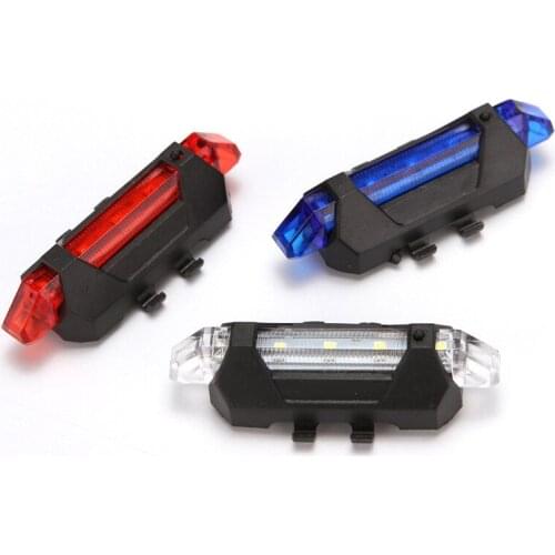 Portable Bicycle Charging Taillight LED Taillight Rear Tail Safety Warning Cycling Light Night Ride Taillights Bike Accessories