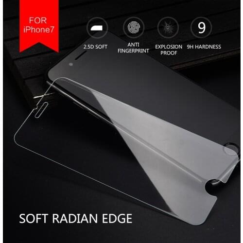 50pcs Clear 2.5D Tempered Glass screen protector for iPhone 11pro max 11 xs max xr 8 8 plus X 6 6plus 6s 7 7 plus 5 5S