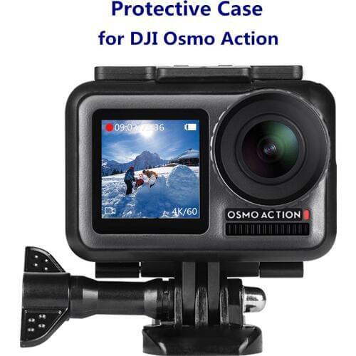 OSMO Action Camera PC Material Frame Case Housing Border Protective Shell Cage Accessories for DJI OSMO Action Camera（Section A
