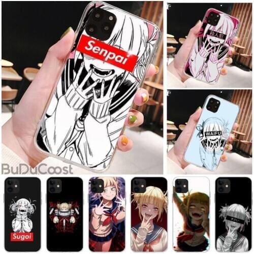 Riccu Toga Himiko Anime My Hero Academia Phone Case for iPhone 11 pro XS MAX 8 7 6 6S Plus X 5S SE XR cover