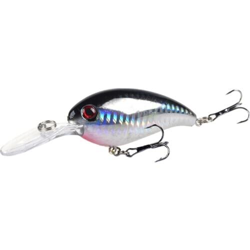 14g Black Minnow Wobblers Pike Fishing Lure Artificial Bait Hard Swimbait Mini Crankbaits Fsihing Tackle Lures