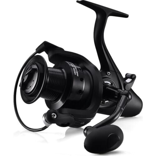 12+1 BB Fishing Spinning Reel with Front Rear Double Drag Carp Fishing Reel Left Right Interchangeable for Saltwater Freshwater