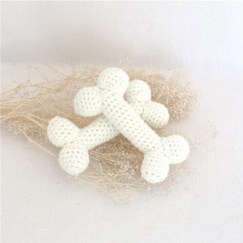 Knit mohair toys Photo Prop Lovely Baby Bunny doll Crochet animal toys Newborn photography props