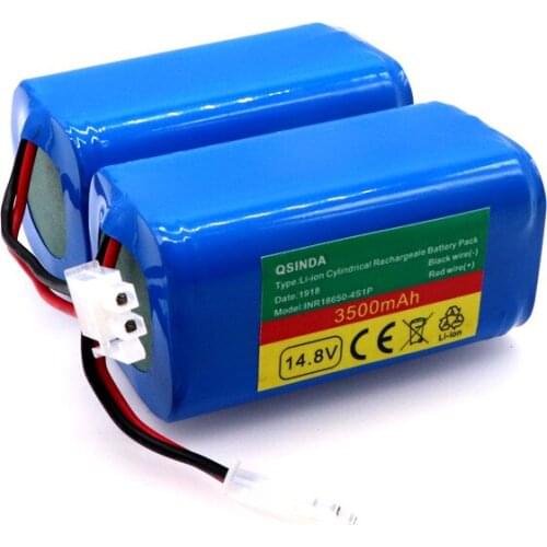 14.8V 3500mAh robot Vacuum Cleaner Battery Pack replacement for chuwi ilife v7 V7S Pro Robotic Sweeper