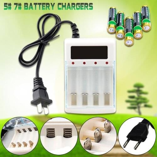 4-slot Charger AA/AAA Nickel-cadmium Four-slot Rechargeable Battery Charging Stand Home Supplies