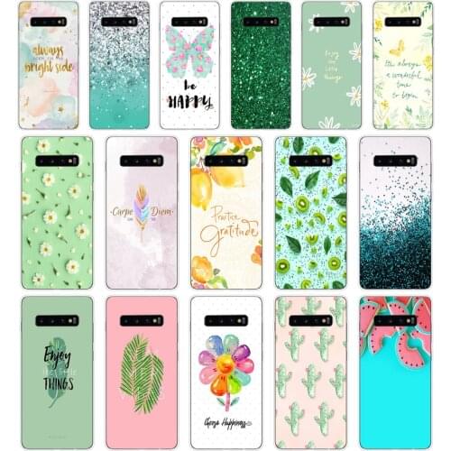 321FG Beautiful Emerald Green glitter Soft Silicone Tpu Cover Case for Samsung Galaxy A01 A10 M11 M21 S10 S20 J1 2016 Plus case