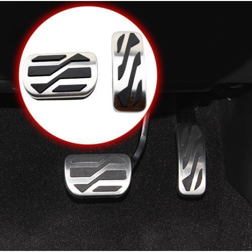 AT Pad Accelerator Fuel Oil Gas Brake Pedal Cover Part Trim Fit For Ford Fusion Mondeo MK4 Lincoln MKZ 2014-2018 Accessories