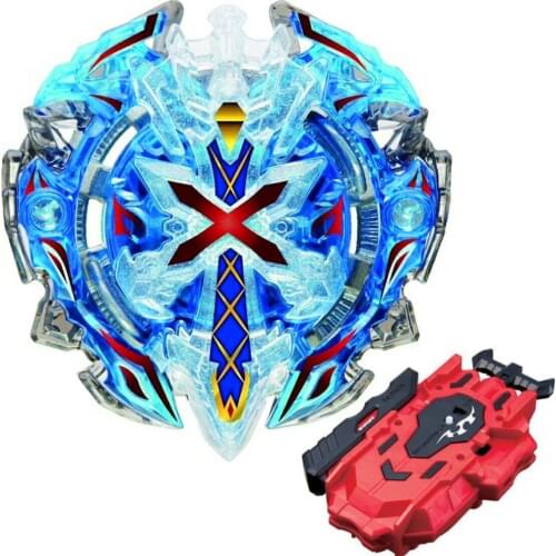 B-X TOUPIE BURST BEYBLADE Spinning Top Superking Sparking Starter Set Xeno Xcalibur DOWN ORBIT BOOSTER With Launcher