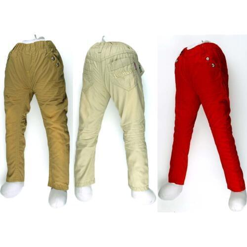 Girls trousers all cotton Legency Teen Lacina letters embroidery 4 Crystal buttons lassie children Trousers MH9211