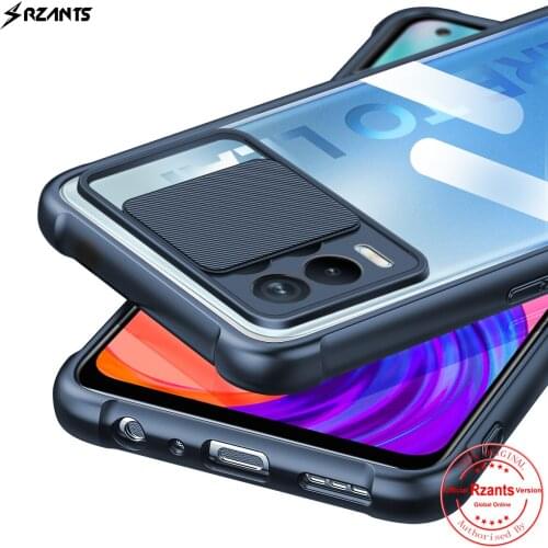 Rzants For OPPO Realme 8 Realme 8 Pro Case Soft [Lens Protection] Air Bag Conor Clear Cover Double Casing