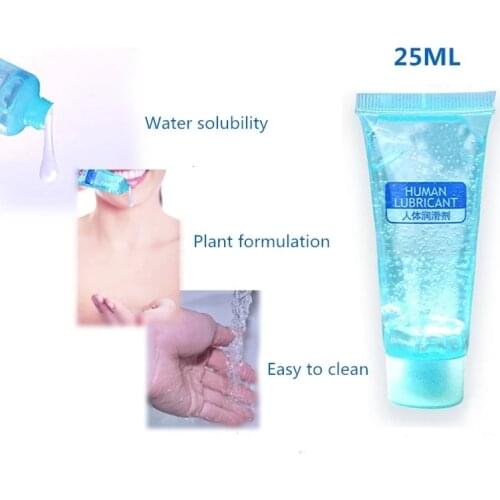 Sexy Personal Lubricant 25ML Water Souble Lube Pain Relief Anal Sex Oil for Couples Vaginal Anal Gel Intimate Adults Sex Product