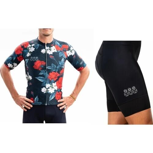 Tres Pinas Mens cycling clothing summer short-sleeved quick-drying and breathable 2020 Outdoor sports cycling suit