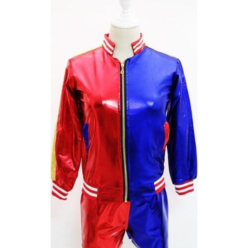 Movie Cosplay Costumes Jacket T-shirt Shorts Coat Suit Wigs Hair Adult Joker for Women Girls