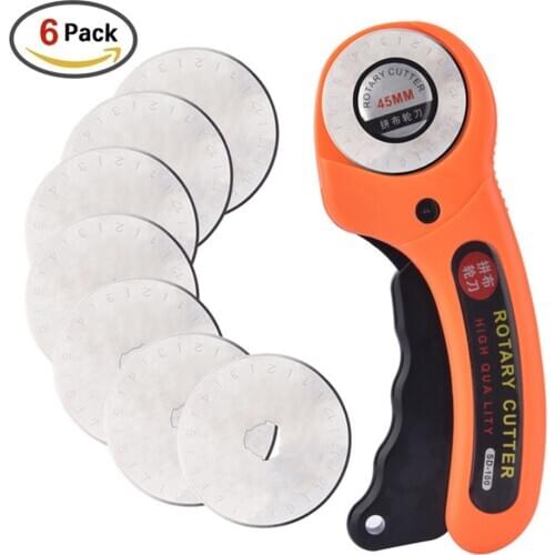 45mm Quilters Rotary Cutter Circular Cut Premium Cutting Craft Tool Sewing Fabric Cutting Machine Handcraft DIY Leather Tools