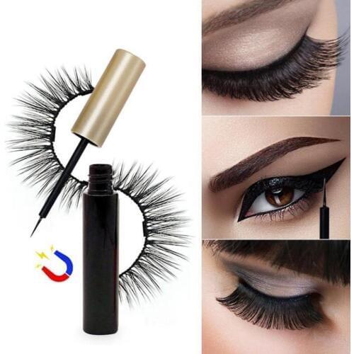 5ml/10ml Magnetic Eyeliner Waterproof Long-lasting Fast Drying Liquid Eyeliner Sweat-proof Easy To Wear For Magnets Eyelashes
