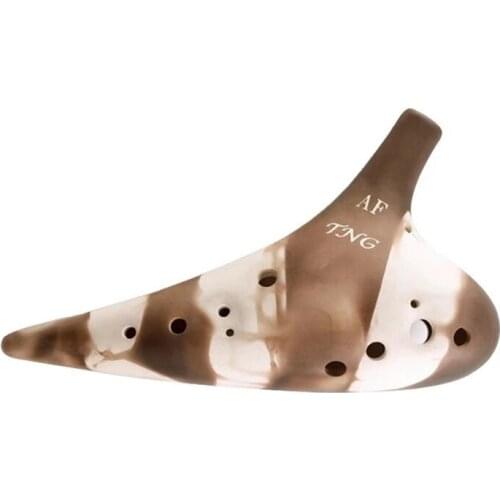 TNG Ocarina 12 Holes Musical Instruments Biscuit Firing handmade Dolomite Ceramic Professional Musique From Taiwan For Beginners