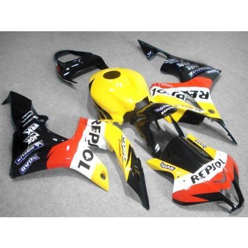 Motorcycle Fairing kit for HONDA CBR600RR F5 07 08 CBR 600RR 2007 2008 cbr600rr ABS yellow red black Fairings set+7gifts HG30