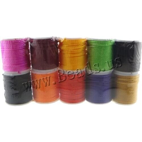 New Arrival Nylon Cord, with plastic spool, mixed colors, 1mm, Length:100 m, 10PCs/Lot, Sold By Lot