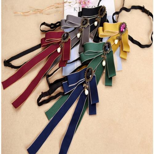 2018 new England College career apparel accessories spring Detachable Collars detachable boetie ribbon bow decorative collar