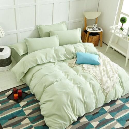 Pure Color Down Duvet Cover Comfortable Single Double Bed Duvet Cover Multicolor Hotel Bedroom Queen Bedding Set Without Sheets
