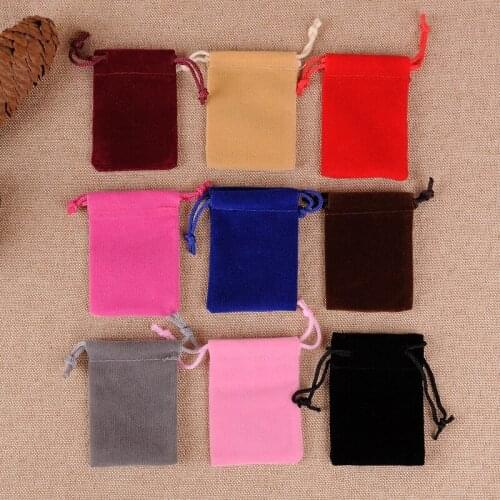 Hot Sale Wholesale 5Pcs Dice Bag Velvet Drawstring Bags Tarot Card Jewelry Bag Dice Sieve Toy Storage Bag